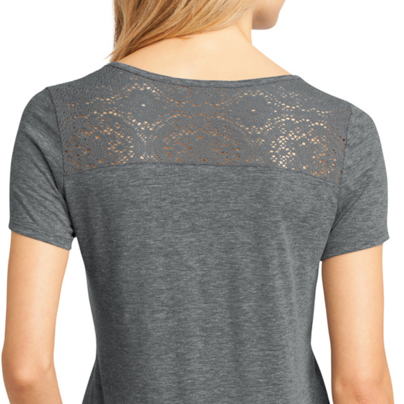 Orange Theory Tri Blend Lace tee Grey Heather - Picture 3 of 3